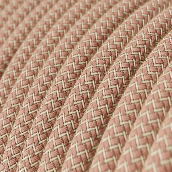 Textilkabel Old Rose-Lampconcept.se