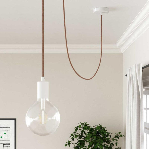 Textilkabel Old Rose-Lampconcept.se