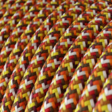 Textilkabel Pixel Orange-Lampconcept.se