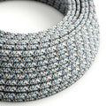Textilkabel Pixel Ice Blue