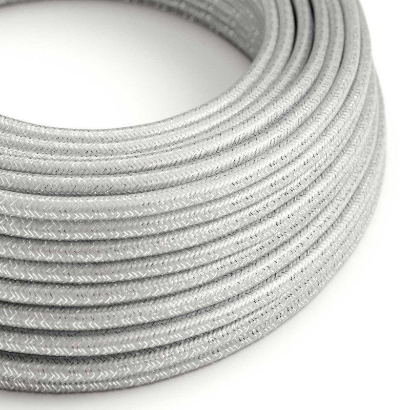Textilkabel Silver-Lampconcept.se