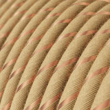 Textilkabel Jute/Koppar-Lampconcept.se