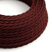 Tvinnad Textilkabel Bordeaux-Lampconcept.se