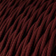 Tvinnad Textilkabel Bordeaux