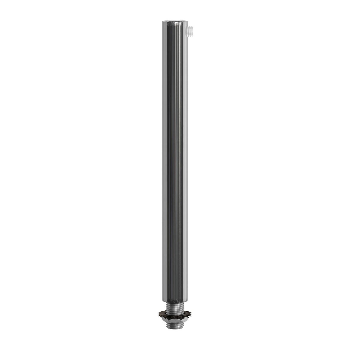 Cylinder Kabelklämma 15cm Klar Krom-Lampconcept.se