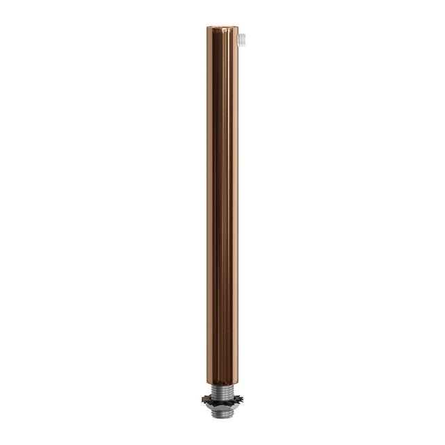 Cylinder Kabelklämma 15cm Klar Koppar-Lampconcept.se