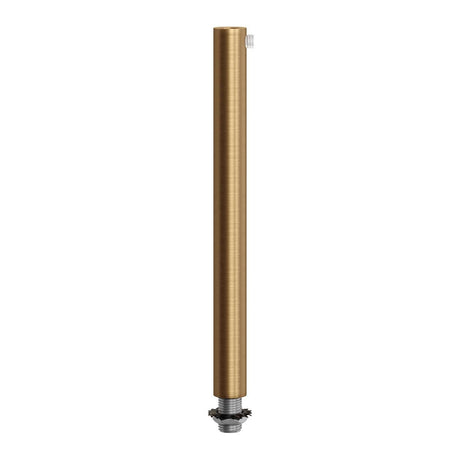 Cylinder Kabelklämma 15cm Borstad Mässing-Lampconcept.se