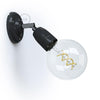Fermaluce 90° Vägglampa Porslin Svart-Lampconcept.se