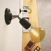 Fermaluce 90° Vägglampa Porslin Svart-Lampconcept.se