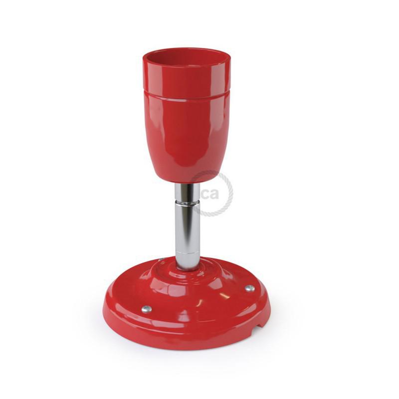 Fermaluce 90° Vägglampa Porslin Röd-Lampconcept.se