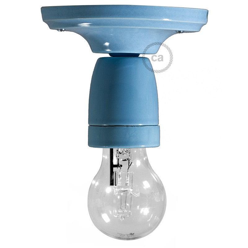 Porslin Tak/Vägg Blå-Lampconcept.se