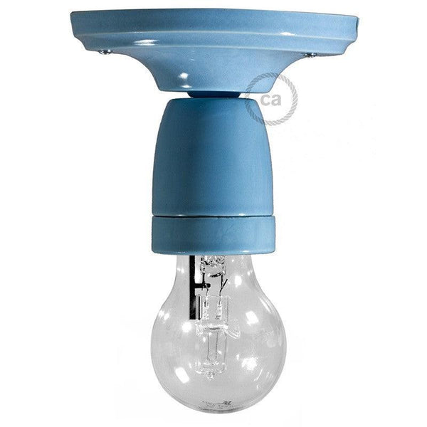 Porslin Tak/Vägg Blå-Lampconcept.se