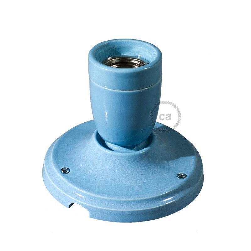 Porslin Tak/Vägg Blå-Lampconcept.se