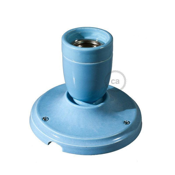 Porslin Tak/Vägg Blå-Lampconcept.se