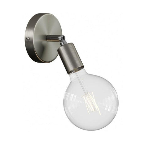 Fermaluce 90° Vägglampa Borstad Krom-Lampconcept.se