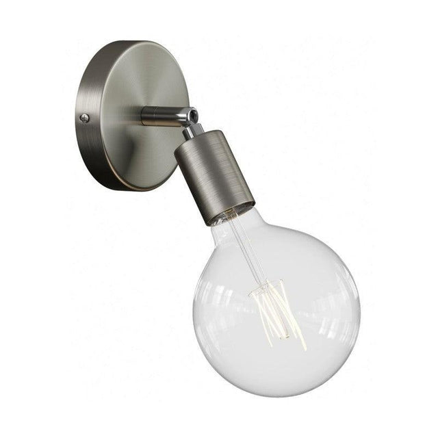 Fermaluce 90° Vägglampa Borstad Krom-Lampconcept.se