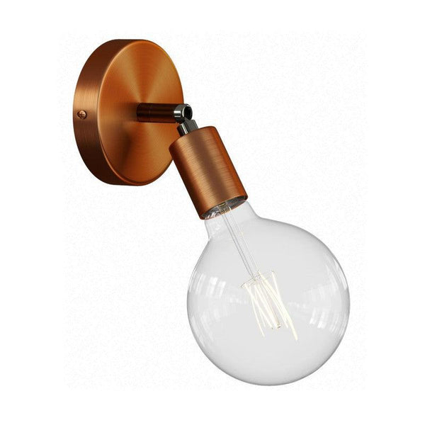 Fermaluce 90° Vägglampa Borstad Koppar-Lampconcept.se