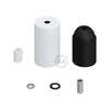 Cylinder Lamphållare Matt Vit-Lampconcept.se