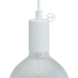 Cylinder Lamphållare Matt Vit-Lampconcept.se