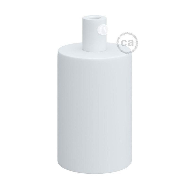 Cylinder Lamphållare Matt Vit-Lampconcept.se