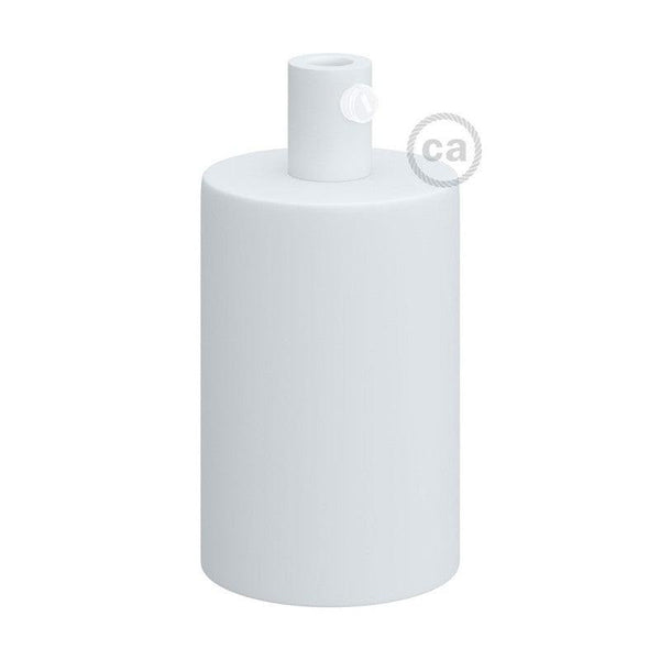 Cylinder Lamphållare Matt Vit-Lampconcept.se