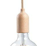 Lamphållare E27 Trä-Lampconcept.se