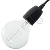 Porslin E27 Sockel Kit Svart-Lampconcept.se