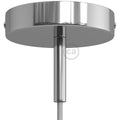 Takkopp För 1 Lampa Med 7cm Skaft Krom