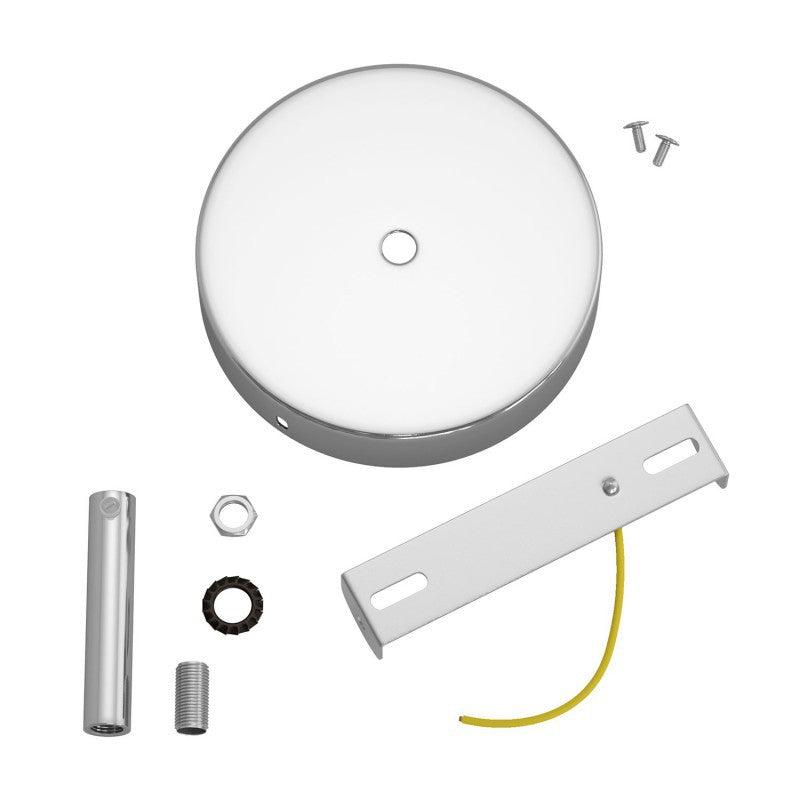 Takkopp För 1 Lampa Med 7cm Skaft Krom-Lampconcept.se
