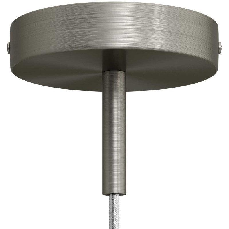 Takkopp För 1 Lampa Med 7cm Skaft Borstat Krom-Lampconcept.se