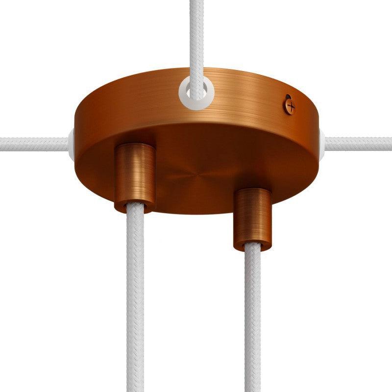 Takkopp För 2 Lampor Ø8.3 Borstad Koppar-Lampconcept.se