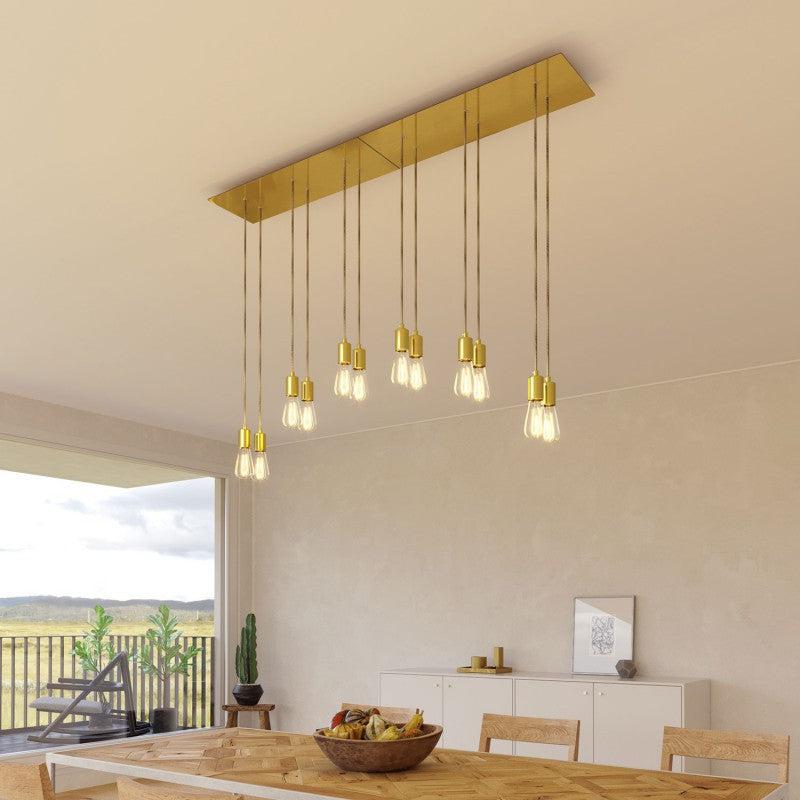 Takkop XL För 6 Lampor Mässing-Lampconcept.se