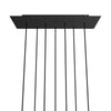 Takkop XL För 7 Lampor Svart-Lampconcept.se