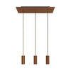 Creative Tube 3-set M. Takkopp Borstad Koppar-Lampconcept.se