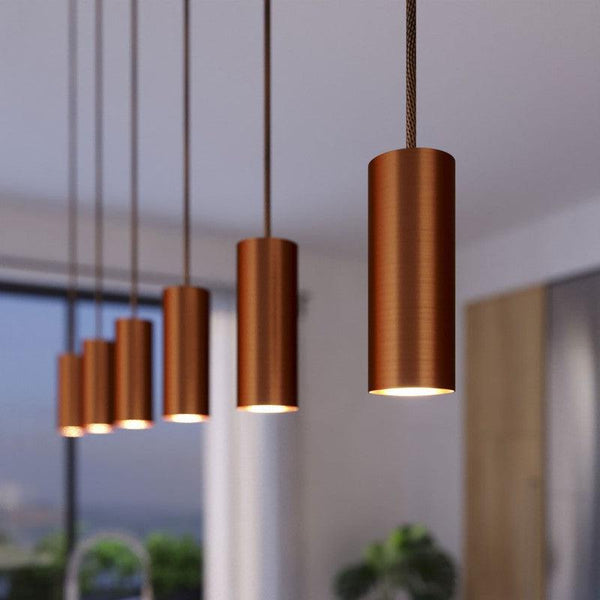 Creative Tube 3-set M. Takkopp Borstad Koppar-Lampconcept.se