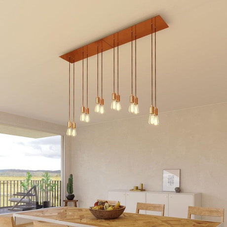 Cylinder 6-ljus Cluster Lampa Koppar-Lampconcept.se