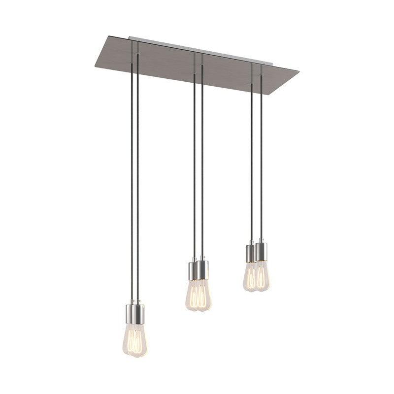 Cylinder 6-ljus Cluster Lampa Krom-Lampconcept.se