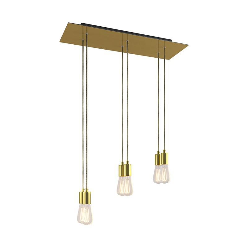 Cylinder 6-ljus Cluster Lampa Mässing-Lampconcept.se