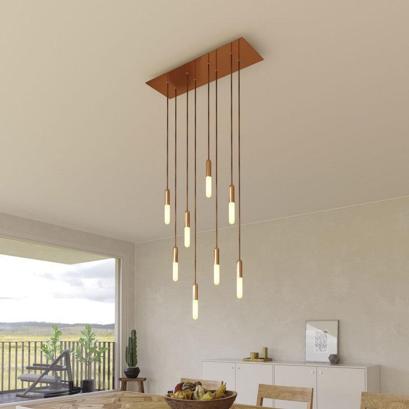 Creative 8 Cluster Taklampa Koppar-Lampconcept.se