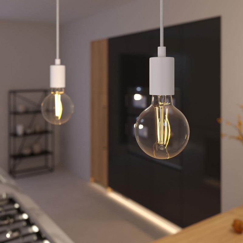 Cylinder Komplett Vit-Lampconcept.se
