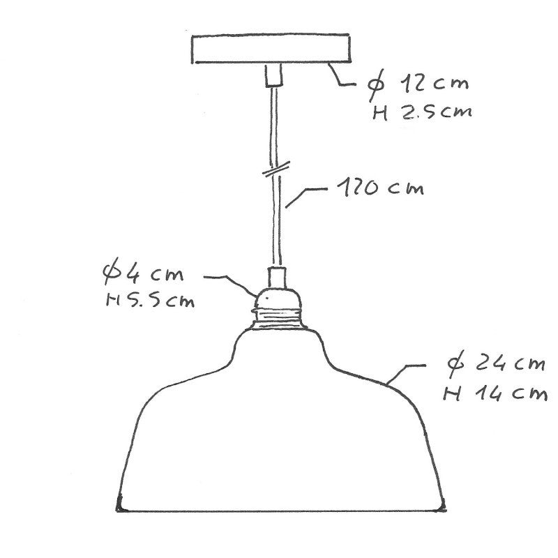 Ceramic Taklampa Grön-Lampconcept.se