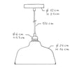 Ceramic Taklampa Vit-Lampconcept.se