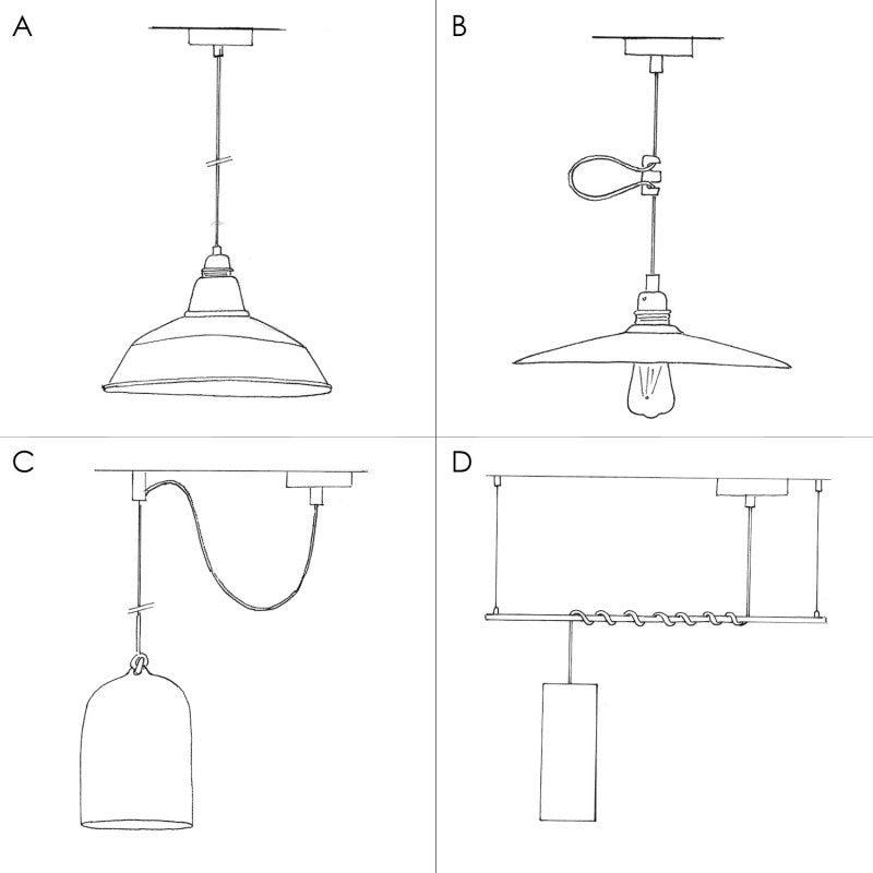 Ceramic Taklampa Blå-Lampconcept.se