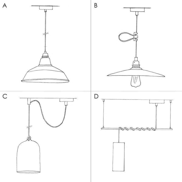 Ceramic Taklampa Blå-Lampconcept.se