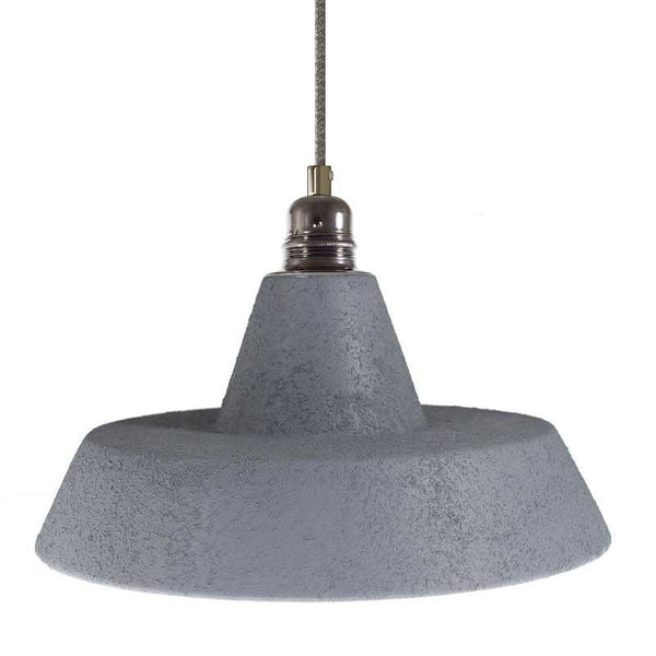 Ceramic Industriell Taklampa Ø30 Grå-Lampconcept.se