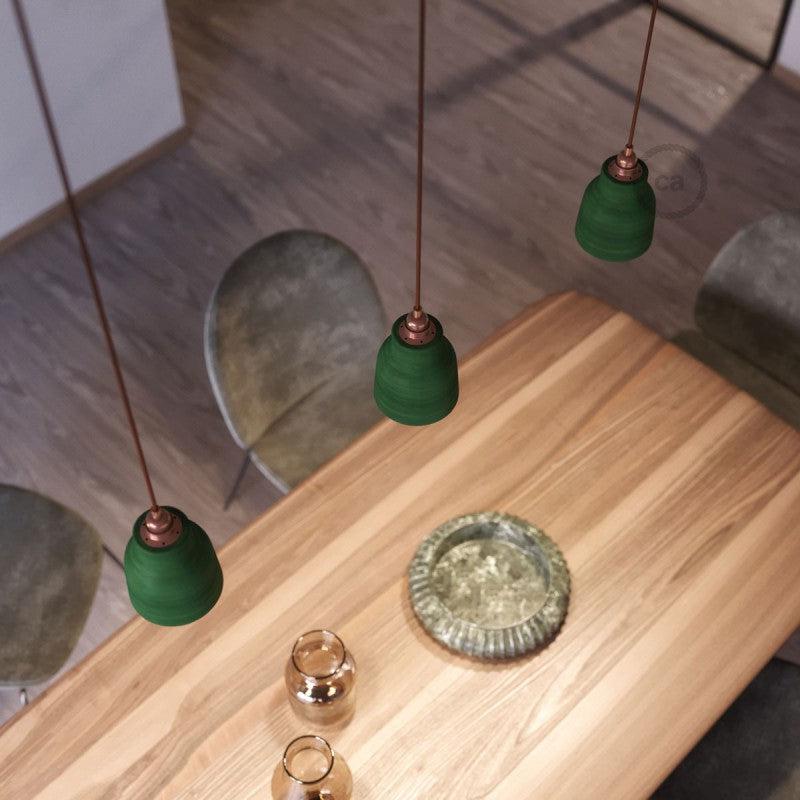 Ceramic Small Taklampa Grön-Lampconcept.se