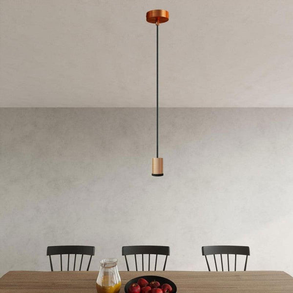 Mini Spotlight GU1d0 Taklampa Koppar-Lampconcept.se