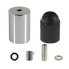 Cylinder Lamphållare Krom-Lampconcept.se